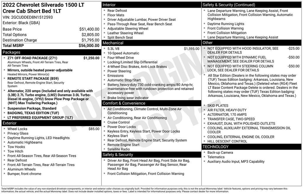2022 Chevrolet Silverado 1500 LT