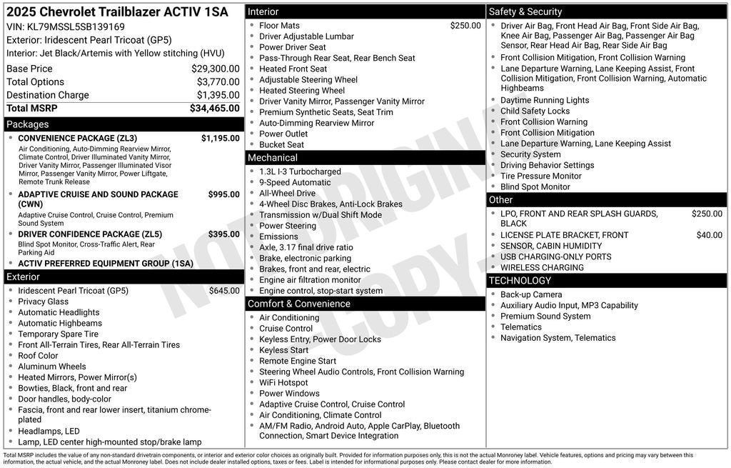 2025 Chevrolet Trailblazer ACTIV