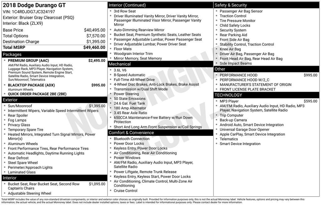 2018 Dodge Durango GT