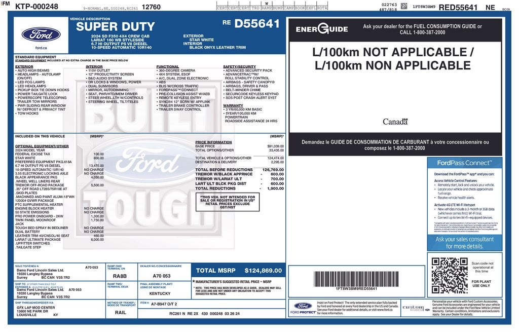 2024 Ford F-350SD Lariat