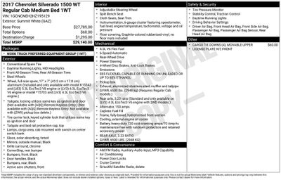 2017 Chevrolet Silverado 1500 WT