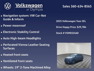2025 Volkswagen Taos 1.5T SEL