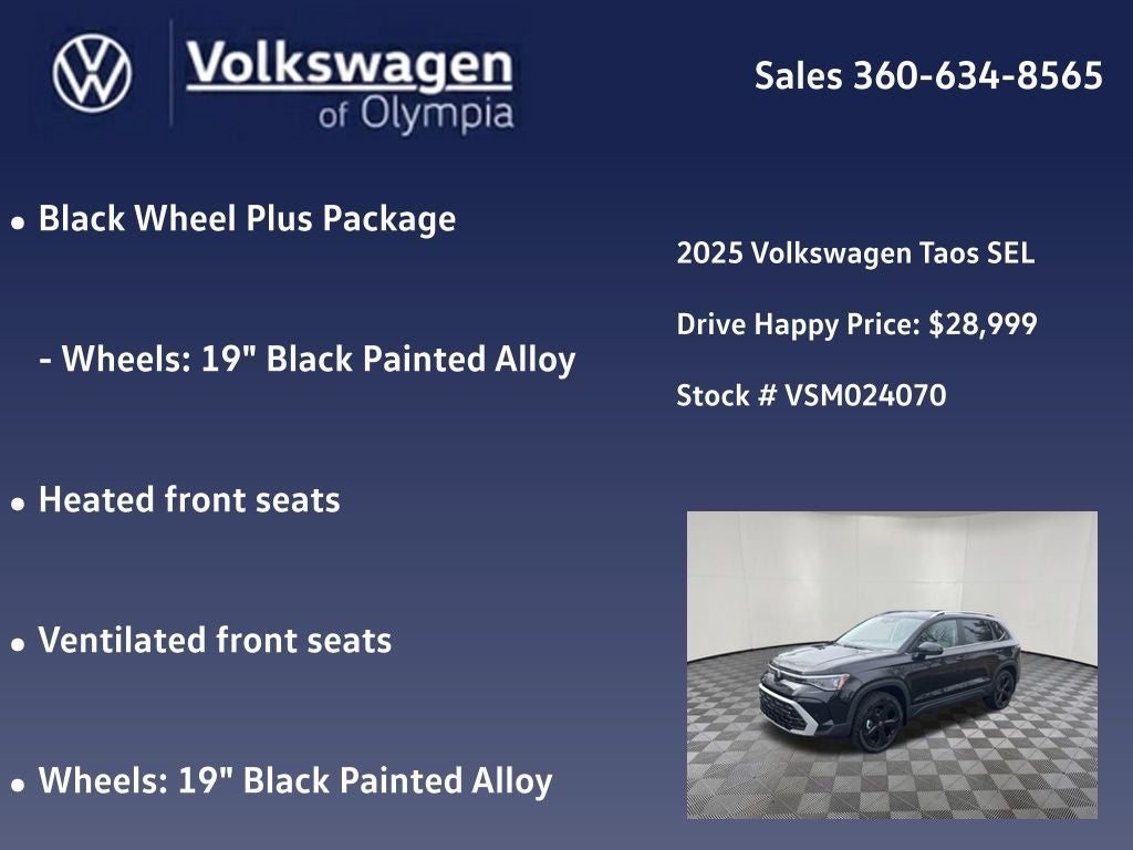 2025 Volkswagen Taos 1.5T SEL