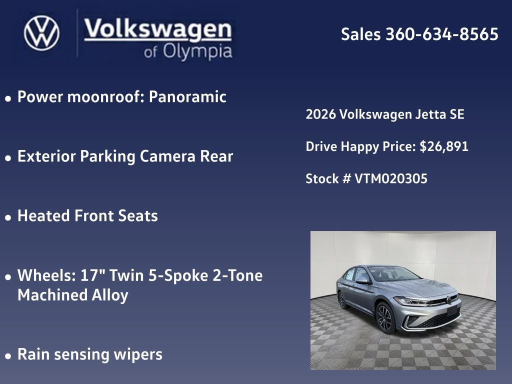 2026 Volkswagen Jetta 1.5T SE