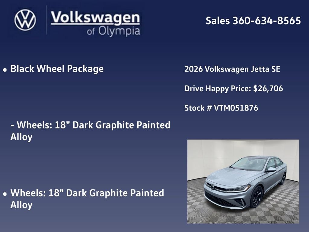 2026 Volkswagen Jetta 1.5T SE