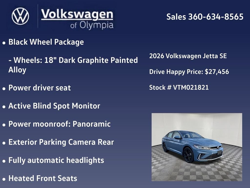 2026 Volkswagen Jetta 1.5T SE
