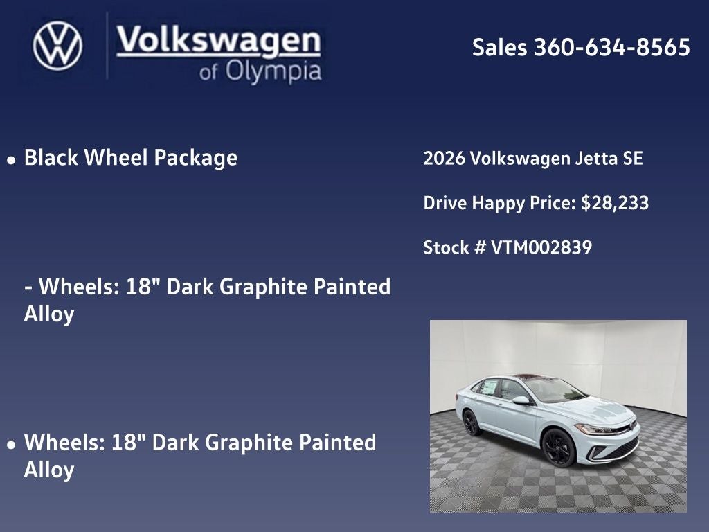 2026 Volkswagen Jetta 1.5T SE