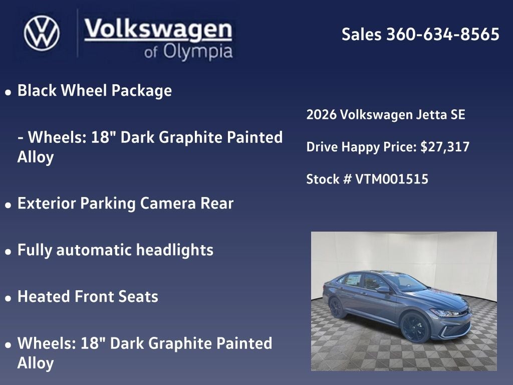 2026 Volkswagen Jetta 1.5T SE