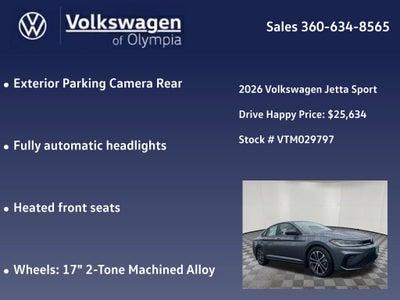2026 Volkswagen Jetta 1.5T Sport