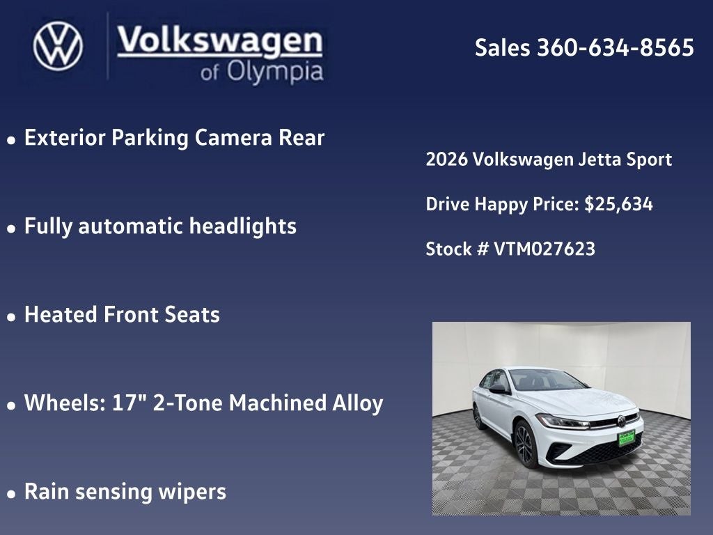 2026 Volkswagen Jetta 1.5T Sport