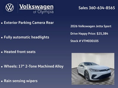2026 Volkswagen Jetta 1.5T Sport