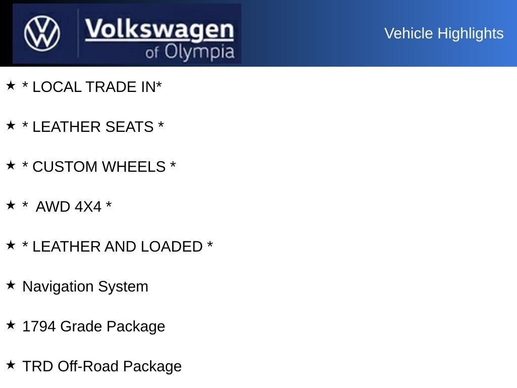 2024 Toyota Tundra 1794