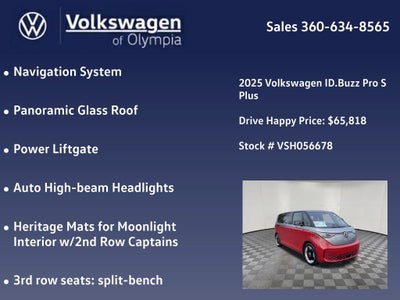 2025 Volkswagen ID. Buzz Pro S Plus