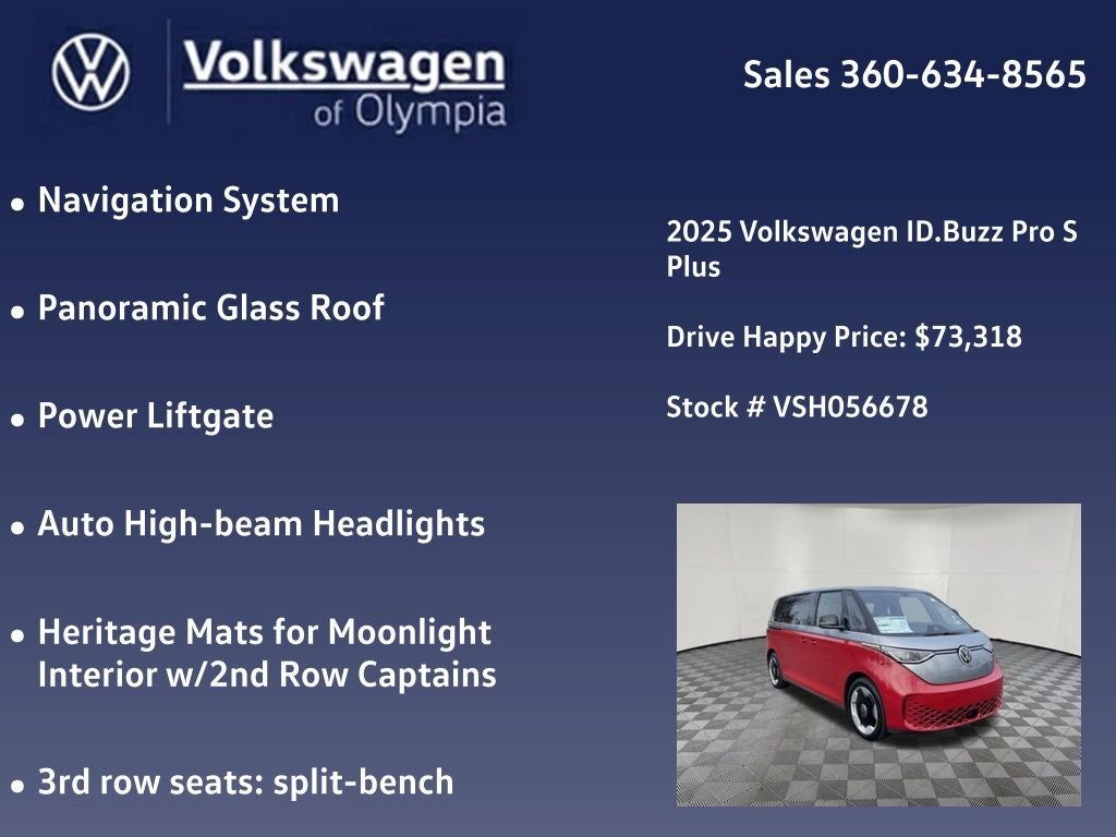 2025 Volkswagen ID. Buzz Pro S Plus