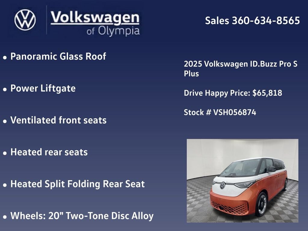 2025 Volkswagen ID. Buzz Pro S Plus