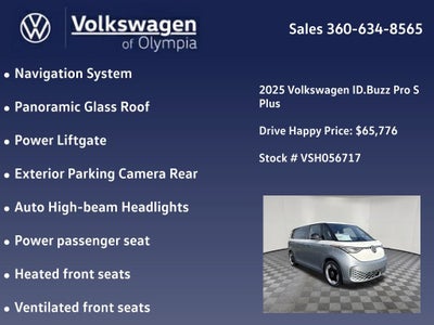2025 Volkswagen ID. Buzz Pro S Plus