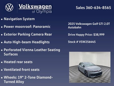 2025 Volkswagen Golf GTI Autobahn