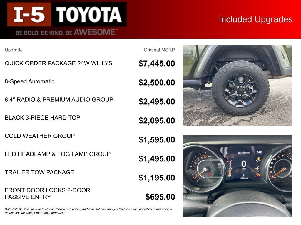 2023 Jeep Gladiator Willys