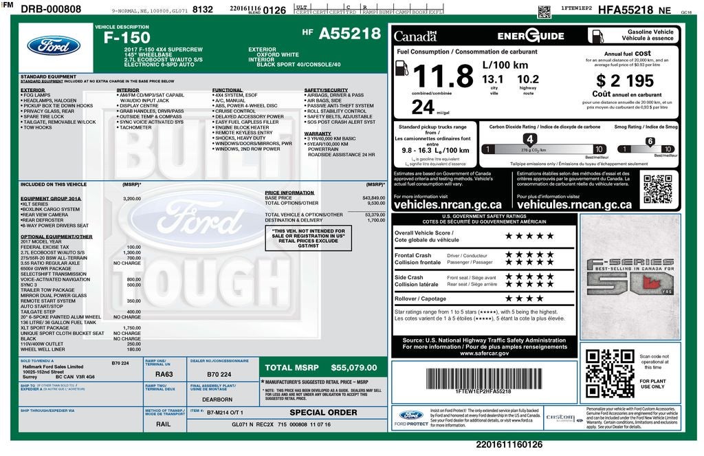 2017 Ford F-150 XLT