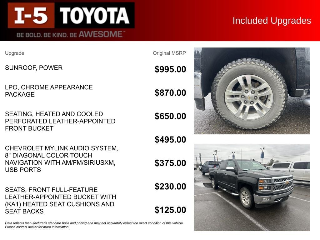 2015 Chevrolet Silverado 1500 LTZ 1LZ