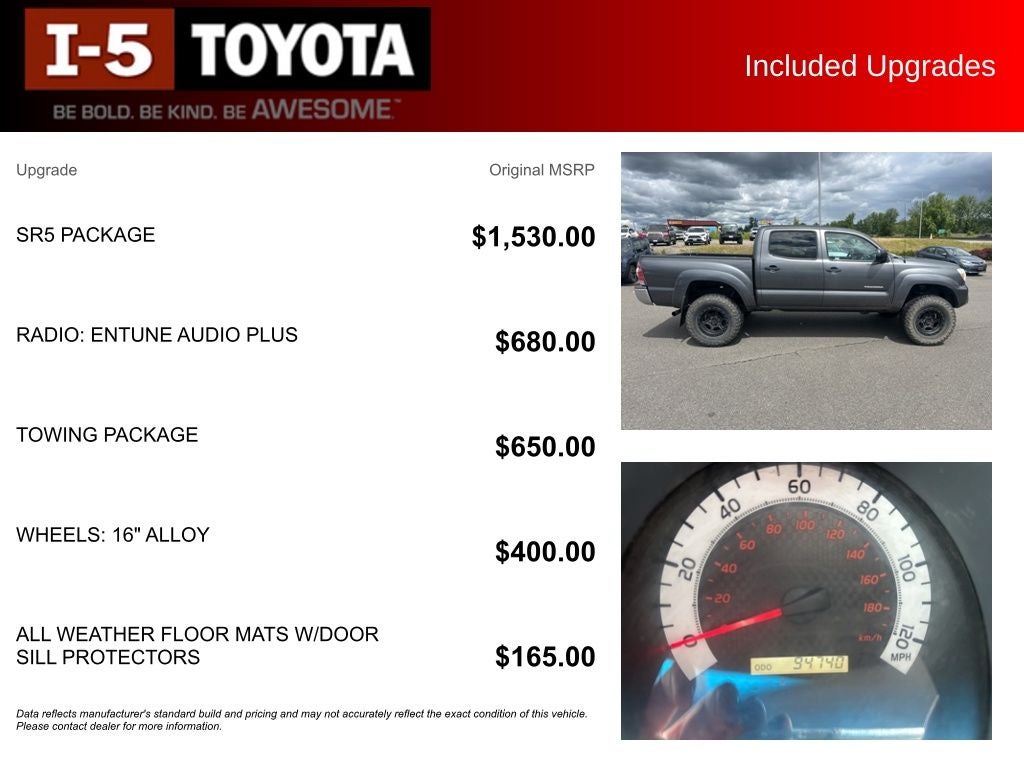2015 Toyota Tacoma Base V6