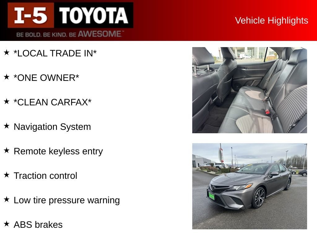 2019 Toyota Camry SE