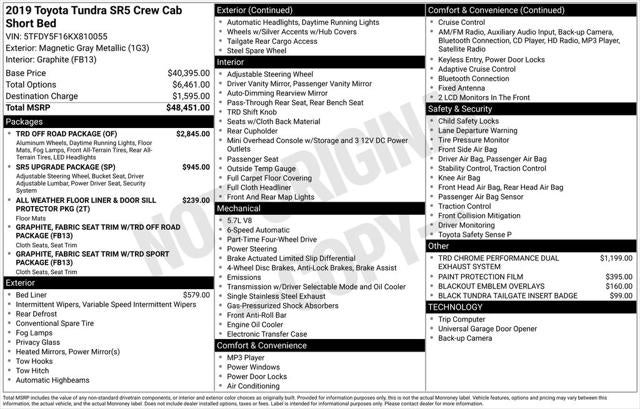 2019 Toyota Tundra SR5