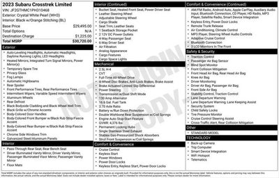 2023 Subaru Crosstrek Limited