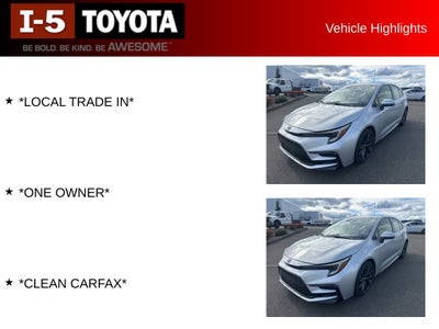 2023 Toyota Corolla Hybrid SE