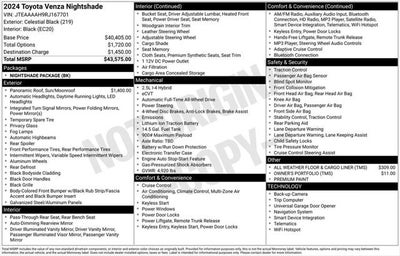 2024 Toyota Venza Nightshade