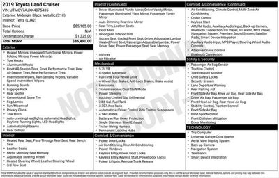2019 Toyota Land Cruiser Base