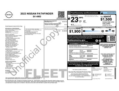2023 Nissan Pathfinder SV 4WD