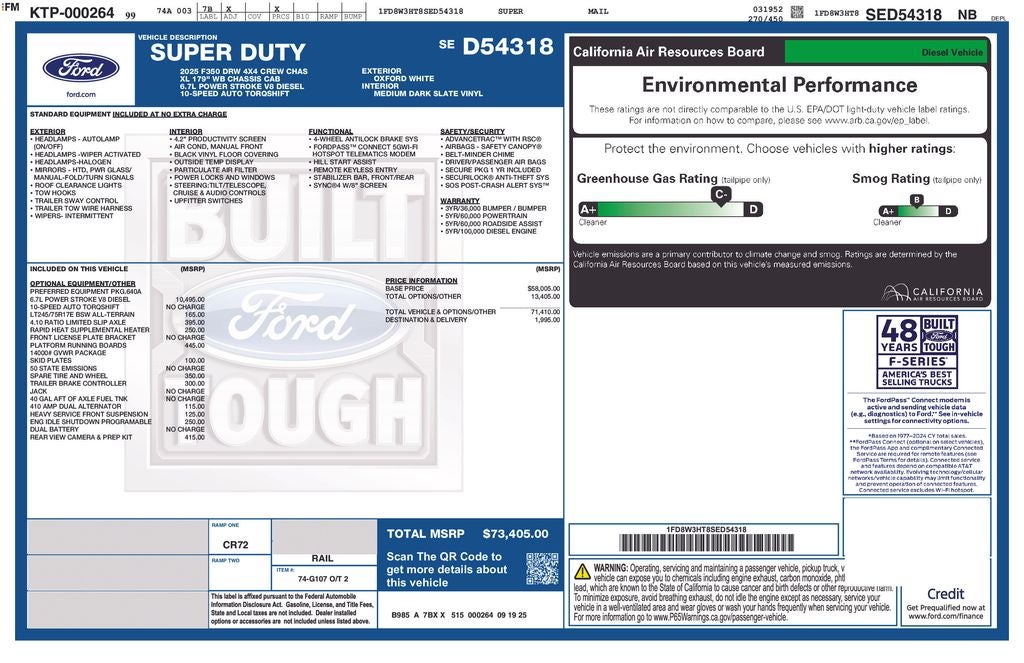2025 Ford F-350SD XL DRW