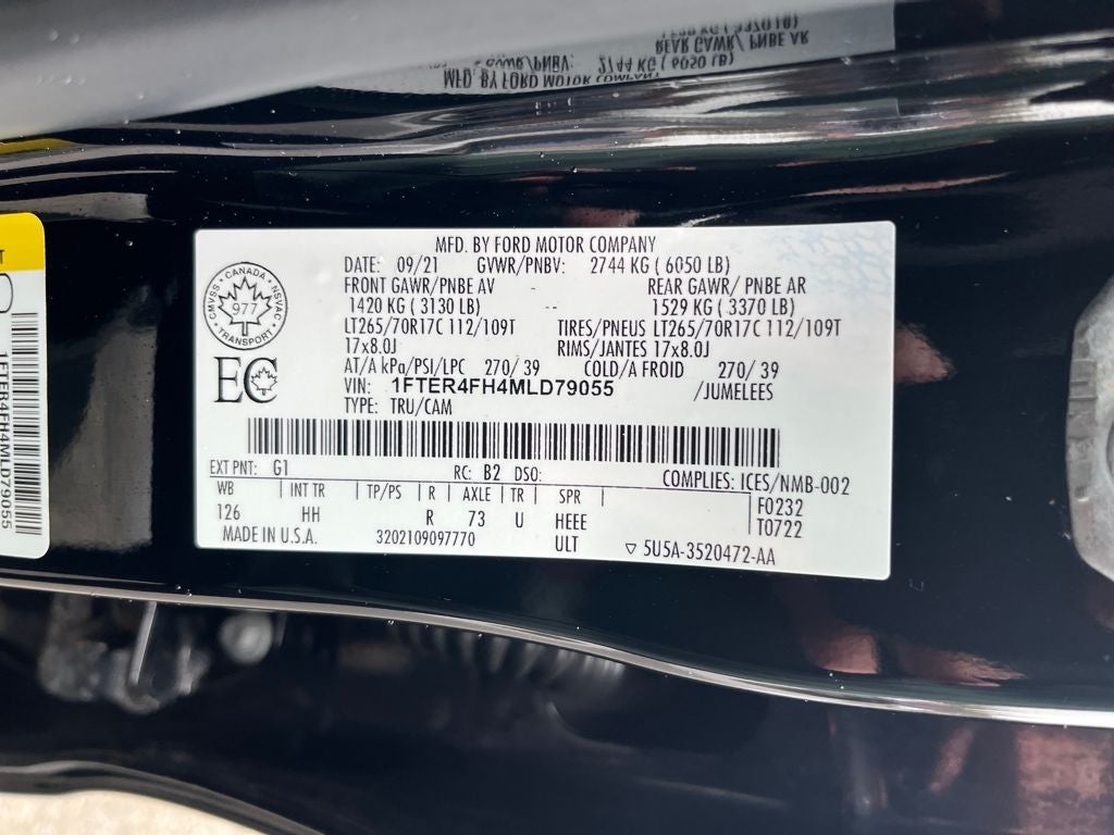 2021 Ford Ranger Lariat