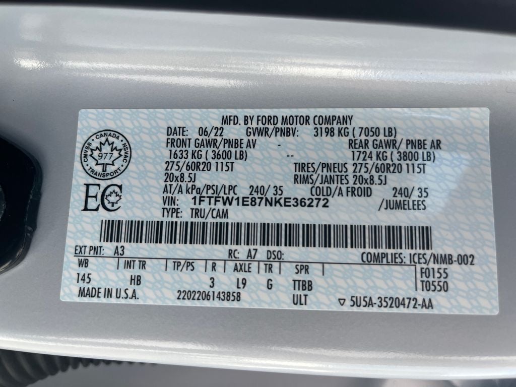 2022 Ford F-150 Lariat