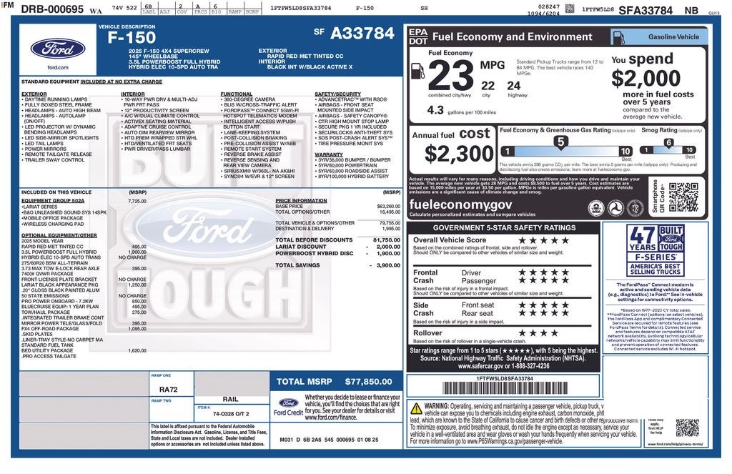 2025 Ford F-150 Lariat