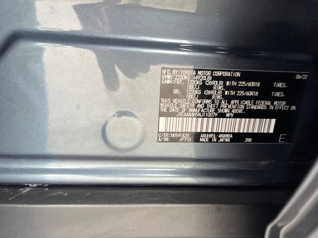 2022 Toyota Venza LE